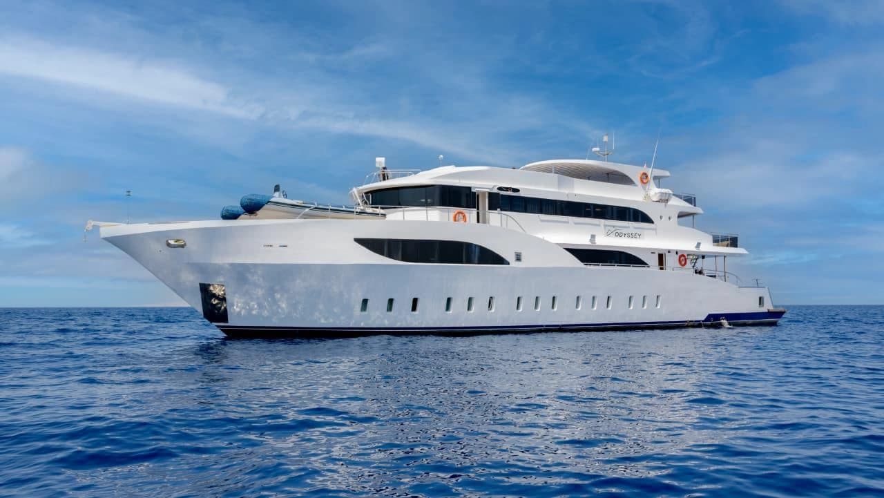 Le yacht Odyssey en mer Rouge.